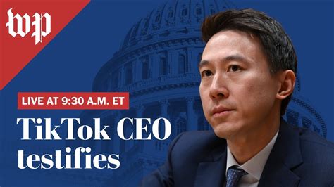 WATCH LIVE | TikTok CEO faces off with Congress over security fears
